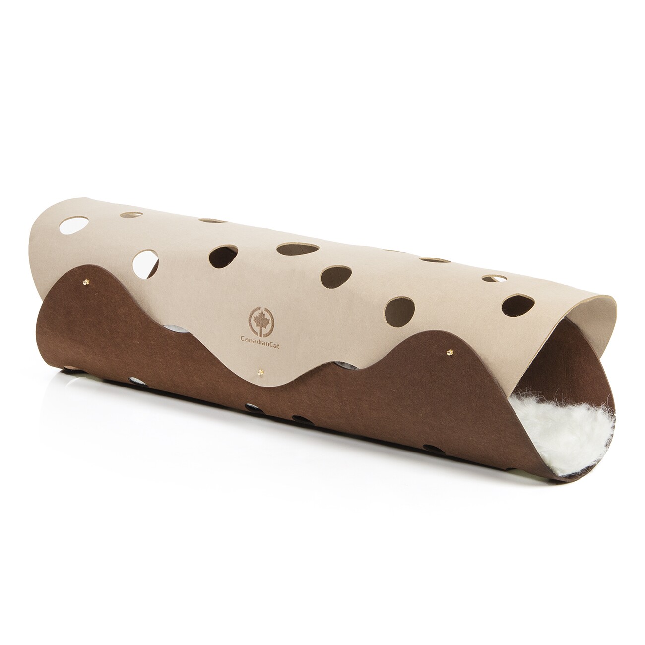 Canadian Cat Company Filz Katzentunnel XXL braun/ beige