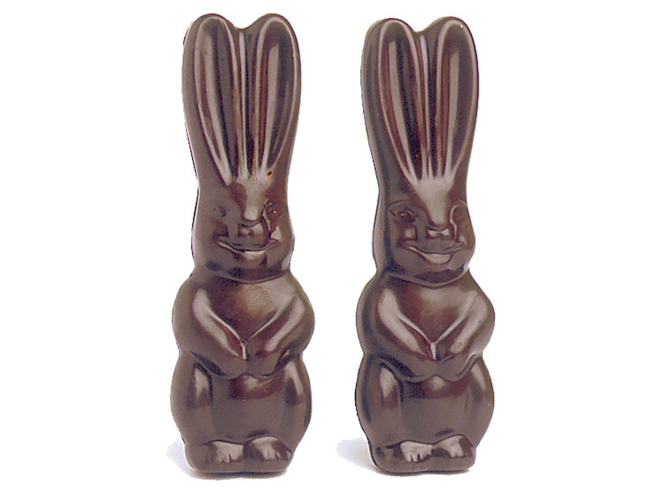 Moule chocolat double - 6 lapins