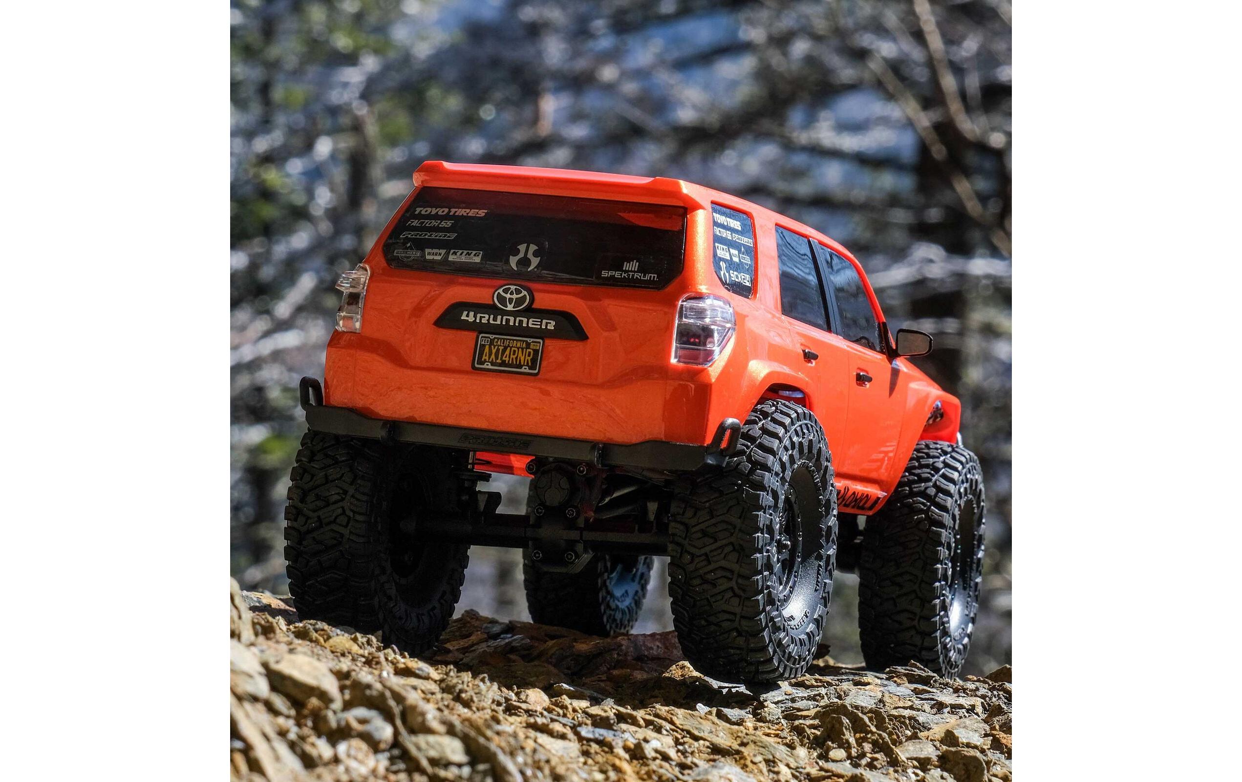 Scale Crawler SCX24 Toyota 4Runner 1:24 RTR - Orange<br>Rock Crawler Brushed 4WD mit Akku & Ladegerät