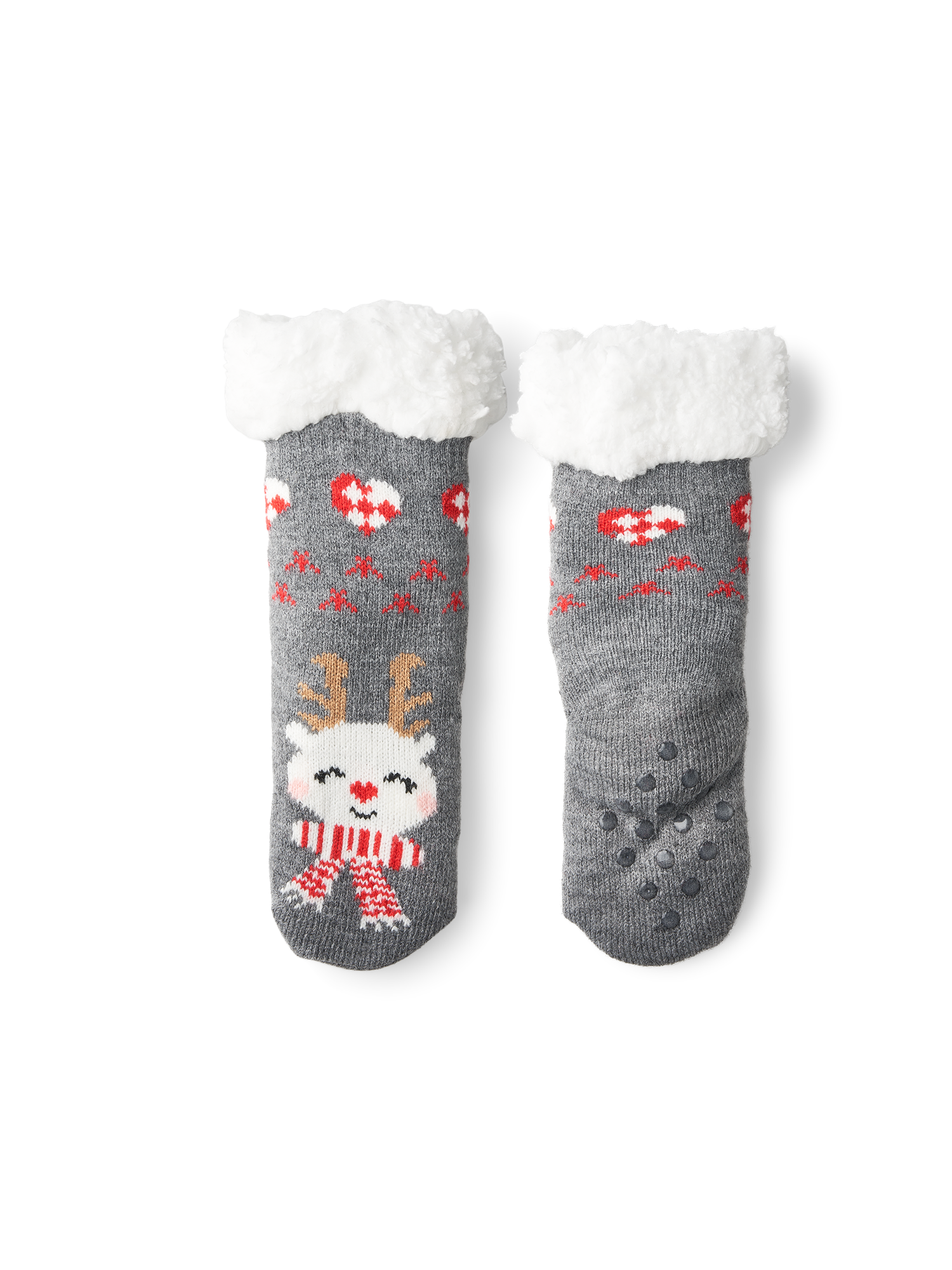 Julesokker til børn 31/34 | Akryl/polyester. | Anthracite