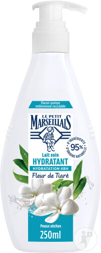 Le Petit Marseillais Lait Soin Hydratant Peaux Sèches Flacon-Pompe 250ml