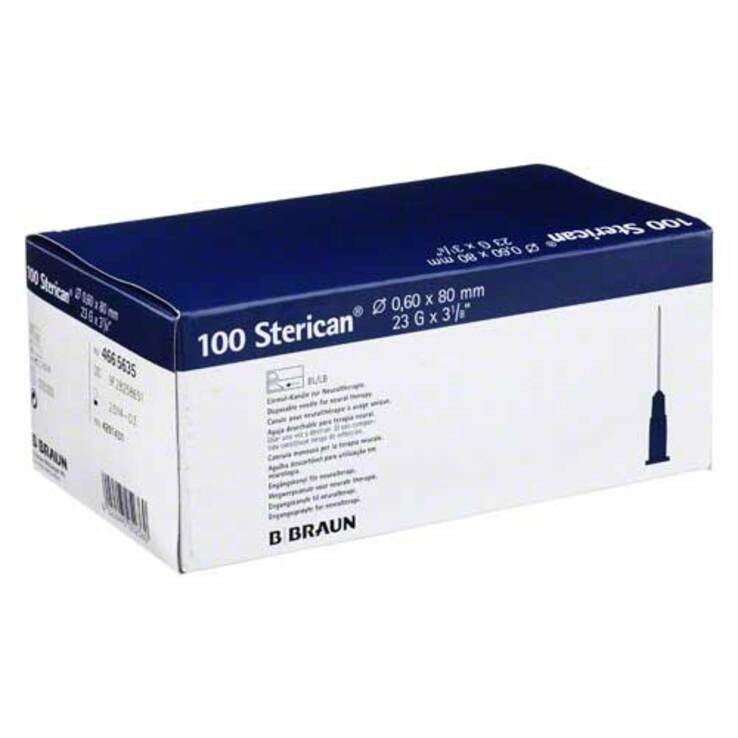 Sterican Kanülen 23Gx3 1 / 5 0,6x80 mm, 100 St