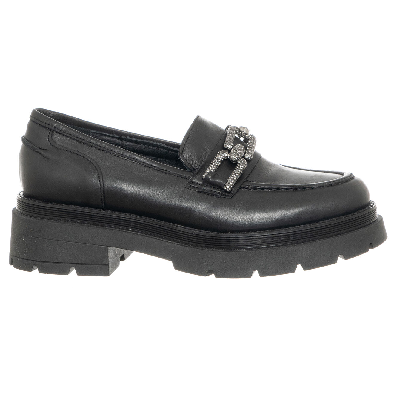 Loretta Pettinari Mocassins en Cuir Urba noirs