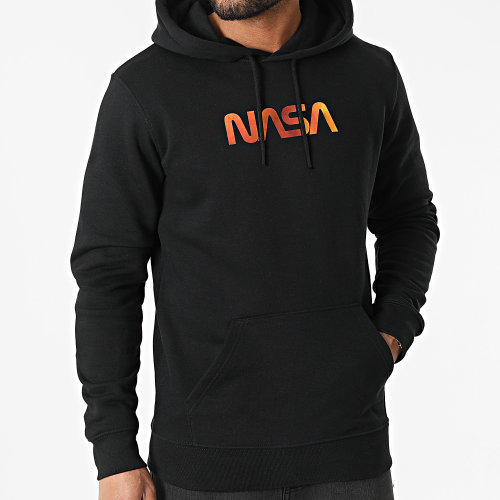 Sweat Capuche Skid Holo Laser Noir Iridescent