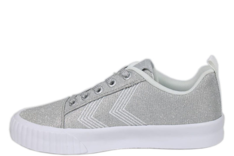 HUMMEL BASE COURT GLITTER JR SILVER