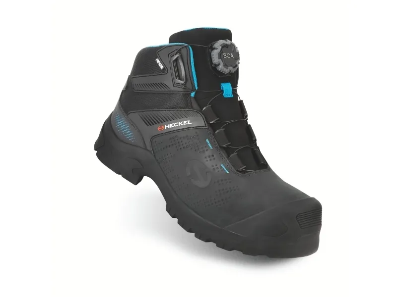 Uvex Heckel Maccrossroad 3.0, Hanstik, Voksen, Sikkerhedssko, Sort, CI, HI, HRO, S3, SRC, Gummi