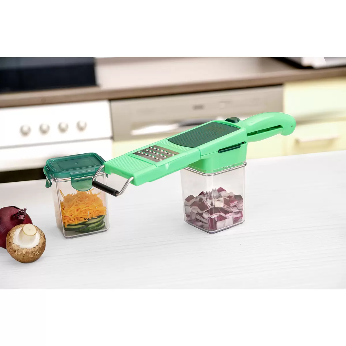 Küchenmesser Genius grün