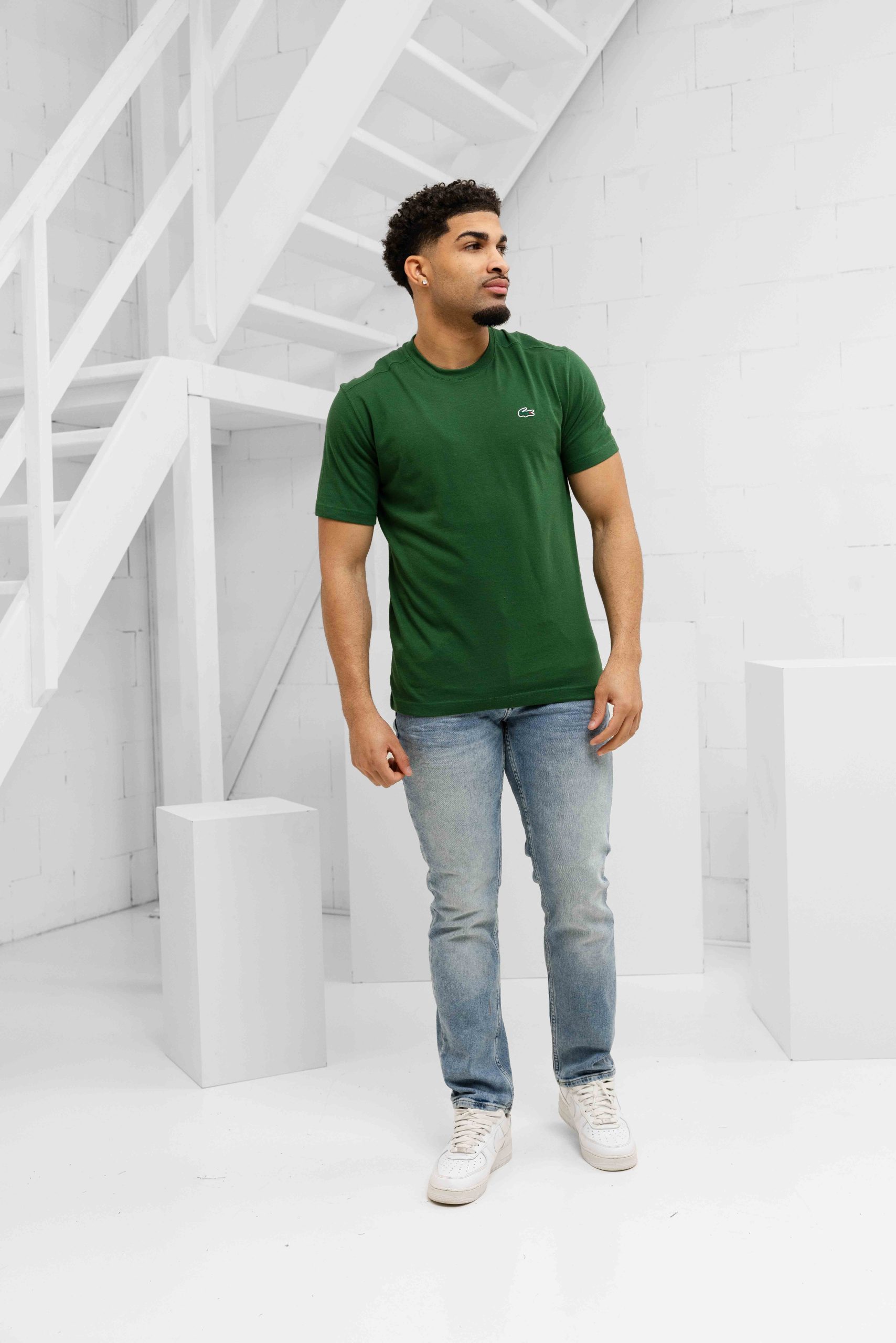 Lacoste Sport T-Shirt Heren Groen