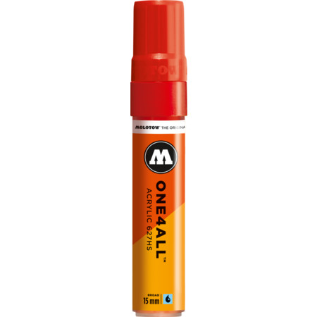 Molotow One4All 627HS 15 mm by MolotowAcrylmarker - verkehrsrot - 15 mm