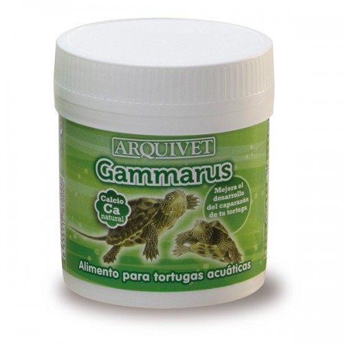 Gammarus é um alimento para tartarugas aquáticas.