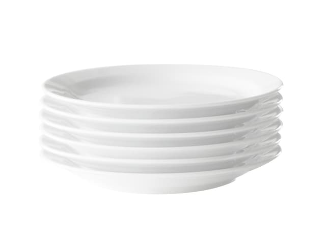 Pillivuyt Michelle Tallerken flad Dia 19 cm 6 stk. Hvid