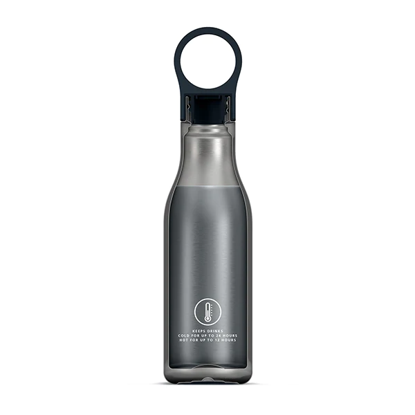 Bouteille isotherme isolée sous vide Loop 500 ml Bleu mat Joseph Josep
