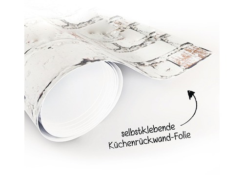 Keukenachterwand mySpotti Splash Splash Brickwall stenen muur 2200 x 600 mm SP-F1-945