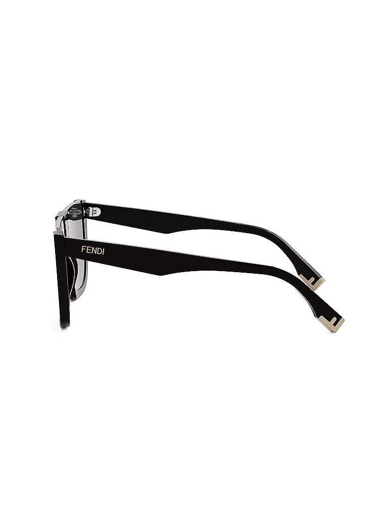 FENDI FENDI Way schwarze eckige Sonnenbrille schwarz