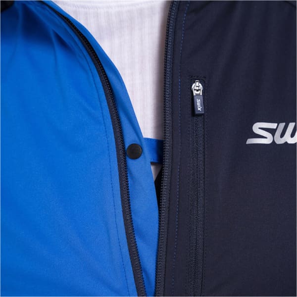 Veste ski de fond SWIX FOCUS WIND JACKET ACTIVE BLUE/DARK NAVY