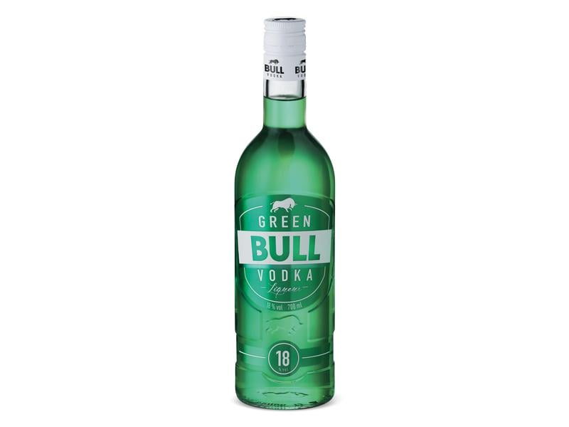 Bull Vodka Green Bull Vodka Liqueur 0.7 l Spirituosen Spezialität mit fruchtigem Aroma