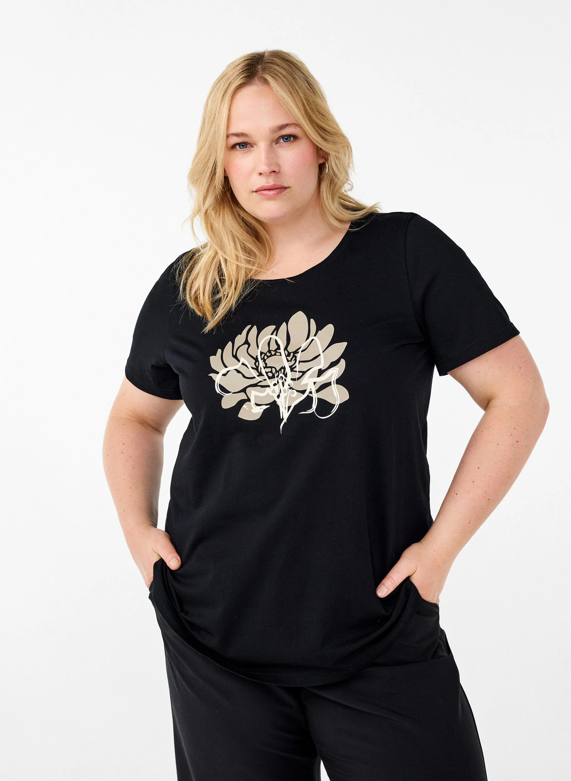T-shirt med motiv