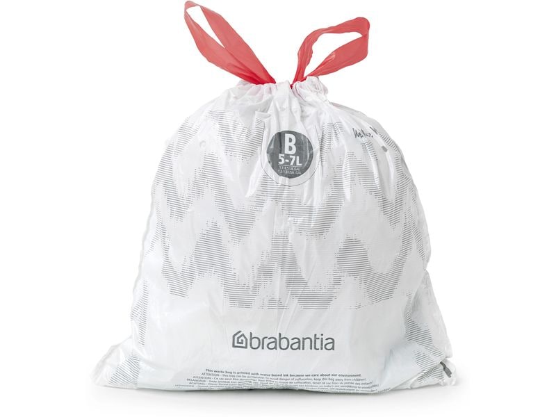 Brabantia Kehrichtsack PerfectFit B 5 l, 40 Stück Müllbeutel, Spenderpack