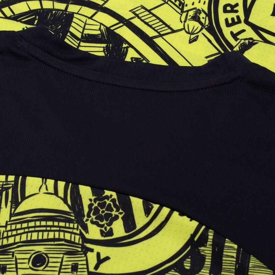 Manchester City T-shirt d'Entraînement Avant-Match - Jaune fluo/Magic Blue