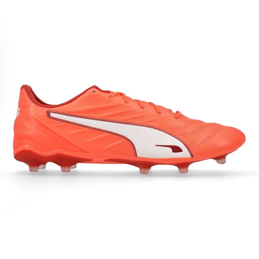 PUMA King Pro FG/AG Unlimited - Glowing Red/Blanc/Red Fire Femme