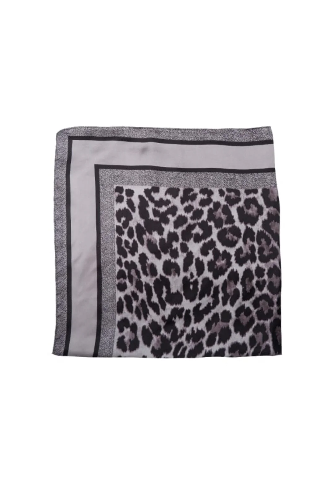 Black Colour Bcleo Mini Scarf grey leo