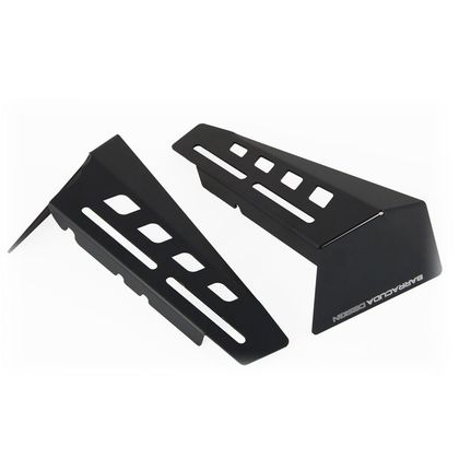 Ecope de radiateur Barracuda En Aluminium noir - Noir