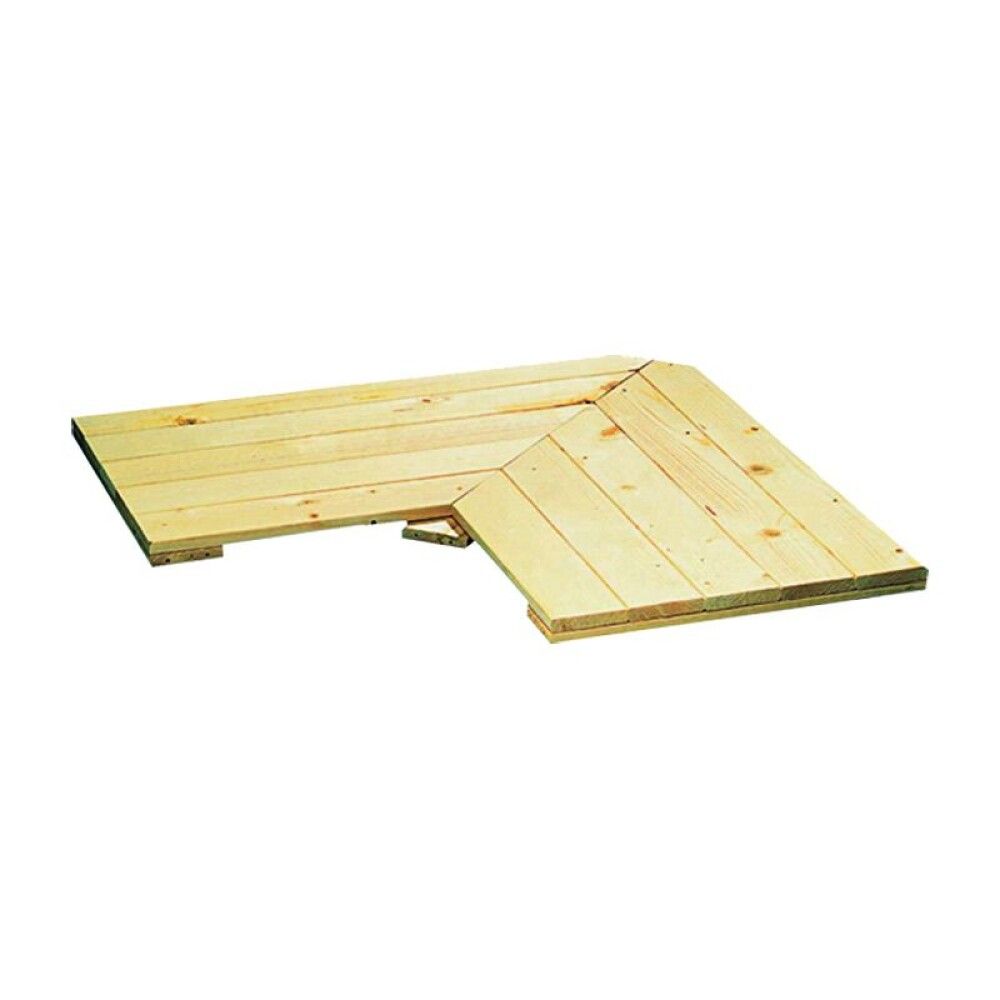 HYLLEPLAN REGALUX HJØRNE TRE 85X50CM