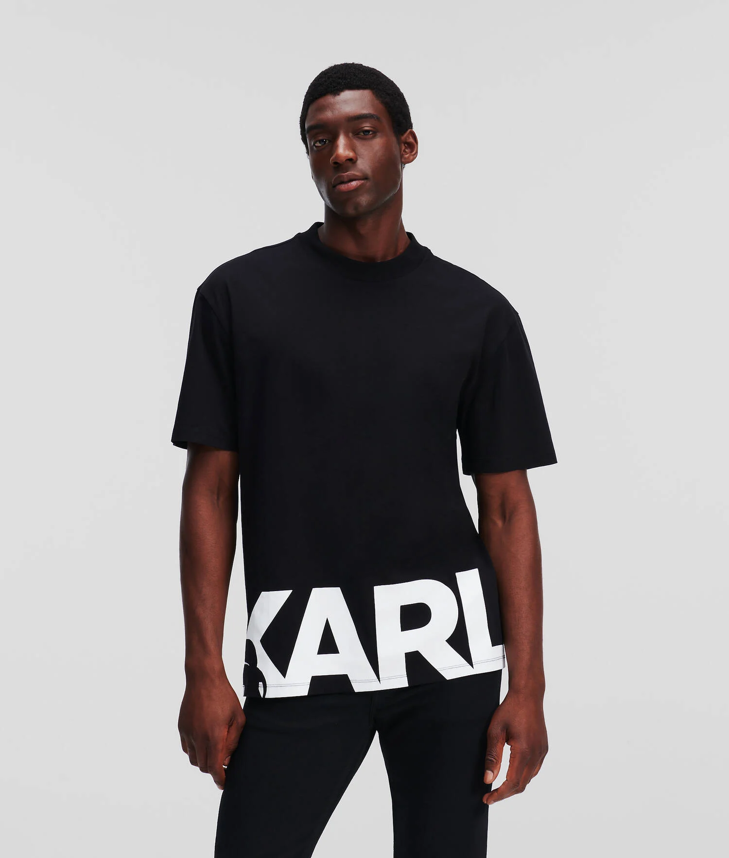 T-SHIRT À OURLET AVEC LOGO KARL