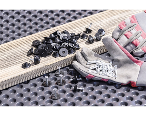 Bevestigingsspijkers voor FloraSelf noppenfolie, 50 stuks. Accessoires voor verhoogde bedden.
