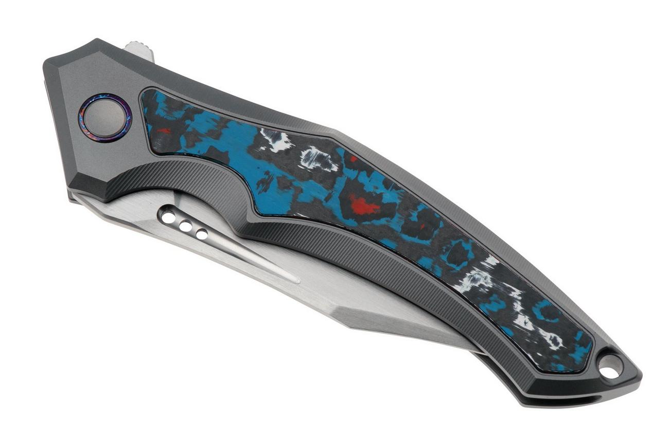 WE Knife Orpheus WE23009-4 CPM 20CV, Gray Titanium, Nebula Fat Carbon, zakmes