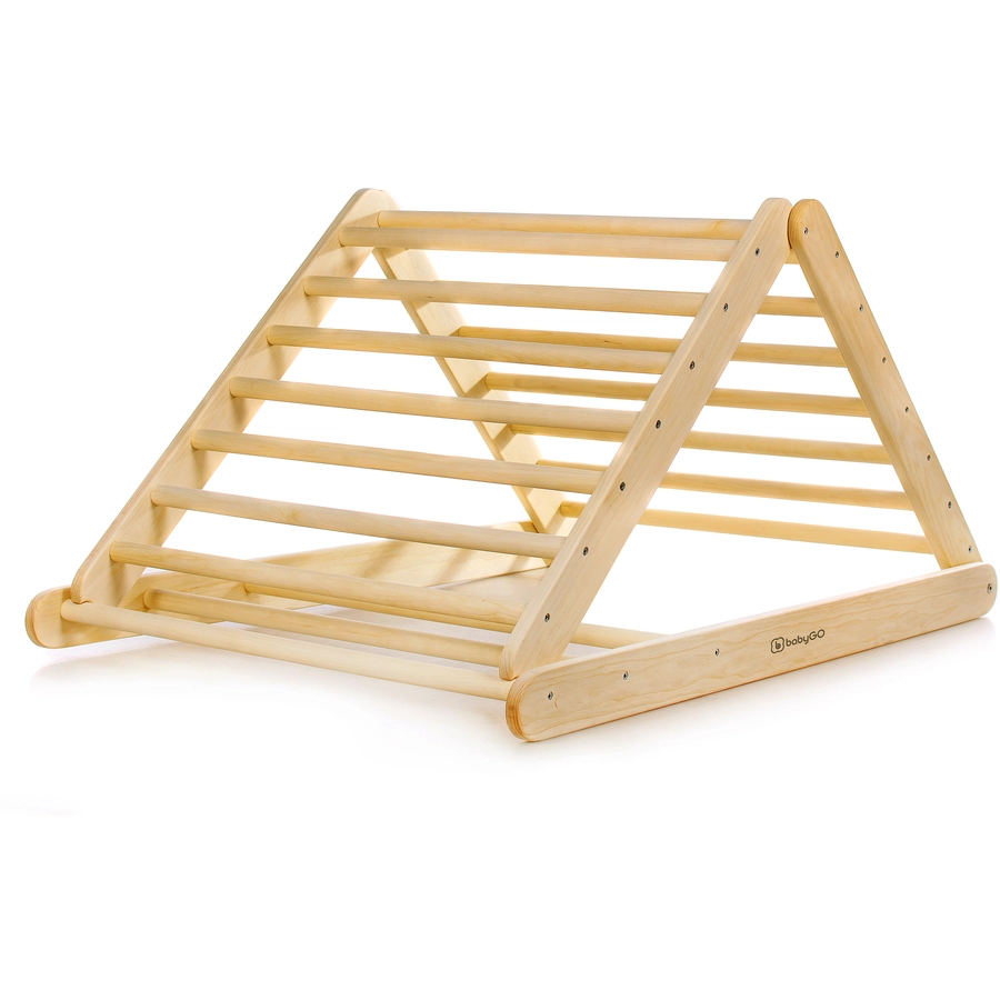babyGO Kletterdreieck XXL Woodland, natur
