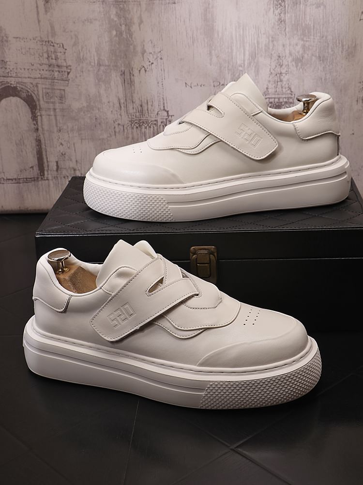 Mr Ozera - Cross Strap Platform Sneakers