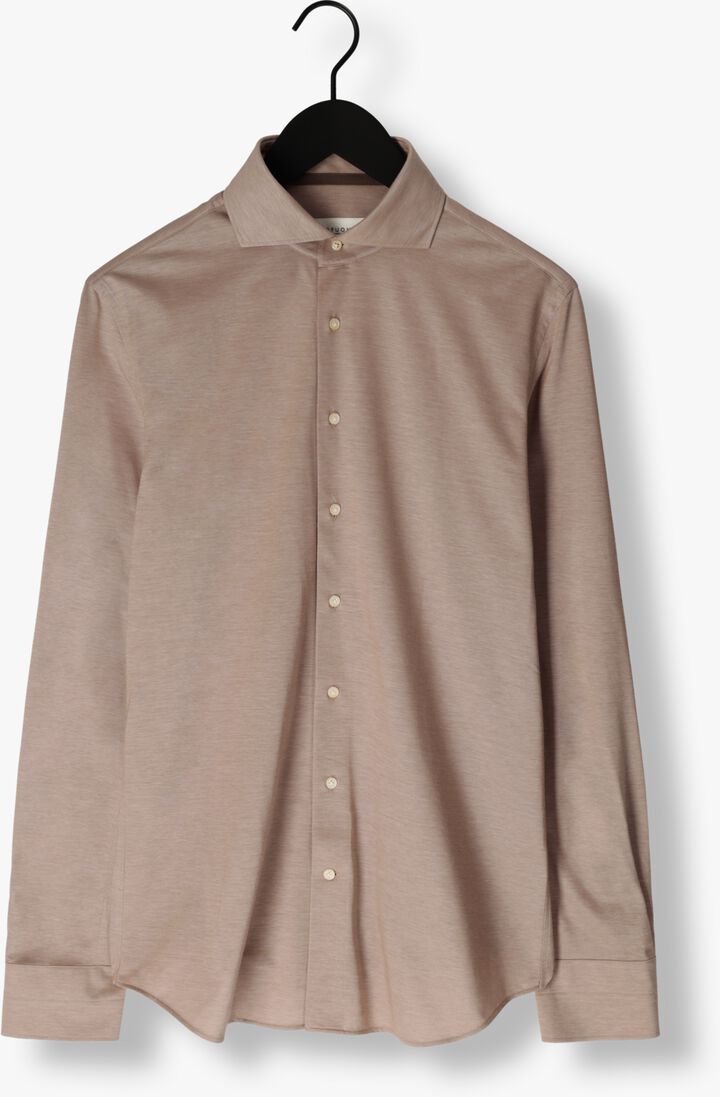 PROFUOMO camel profuomo casual overhemd ppuh30049