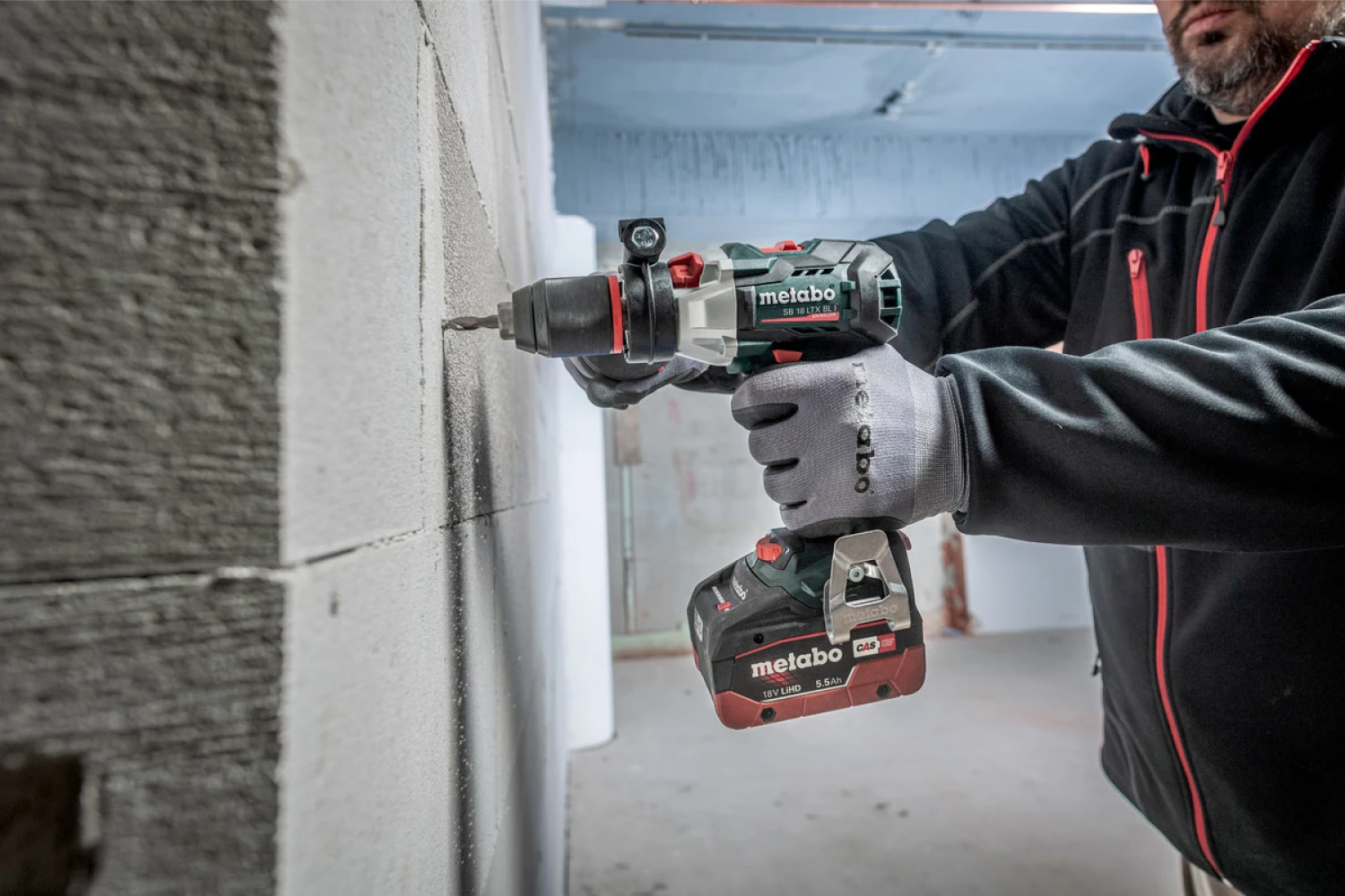 Metabo SB 18 LTX BL I 18V Li-ion accu-klopboormachine body in metaBOX - koolborstelloos - 602360840