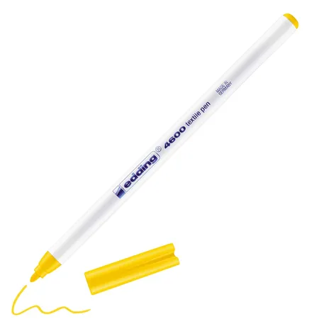 edding 4600 Textilpen, 1mm, gelb