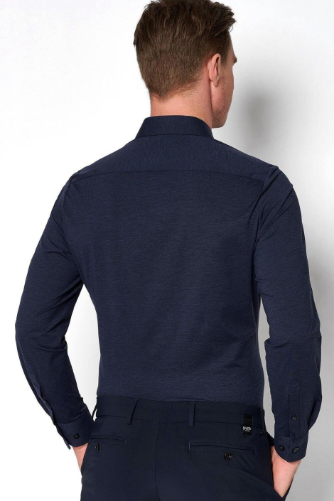 Pure H. Tico blauwe heren overhemd