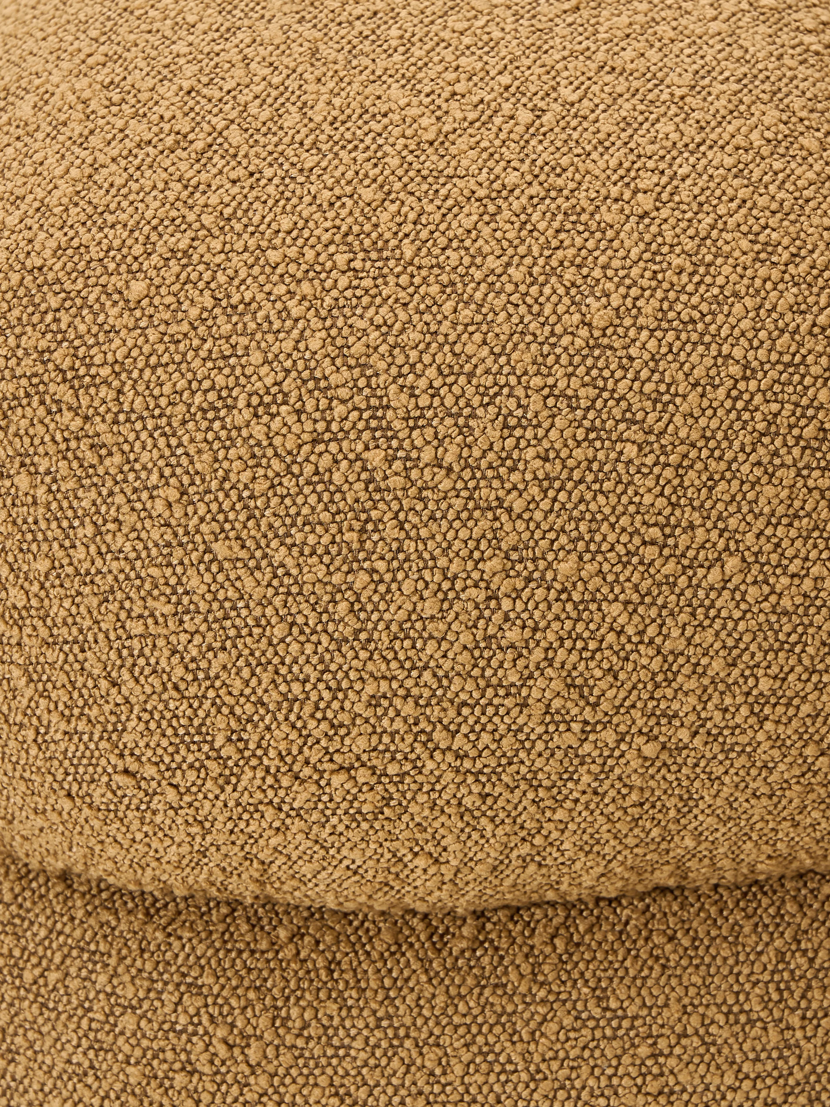 Bouclé beklede poef Ellie