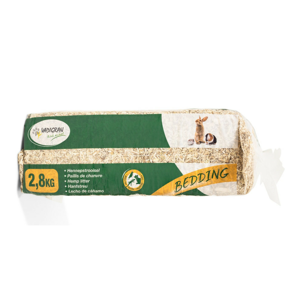 Paillis de chènevis 2,8 kg bedding pour lapin et rongeurs