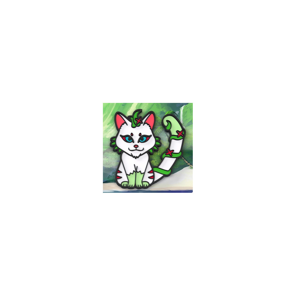 L'Île des Chats - Pin's blanc