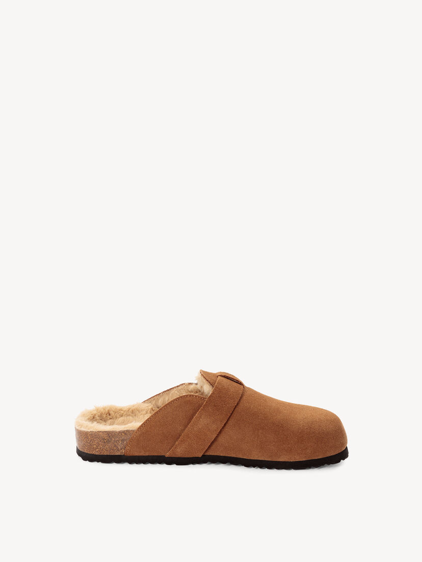 Leren Slipper - bruin