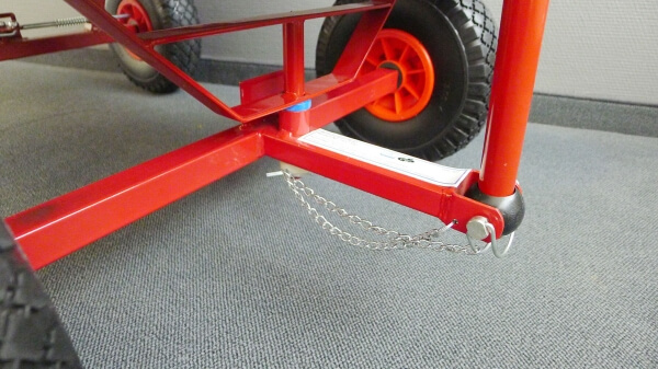 Bollerwagen mit Bremse   PU-Reifen