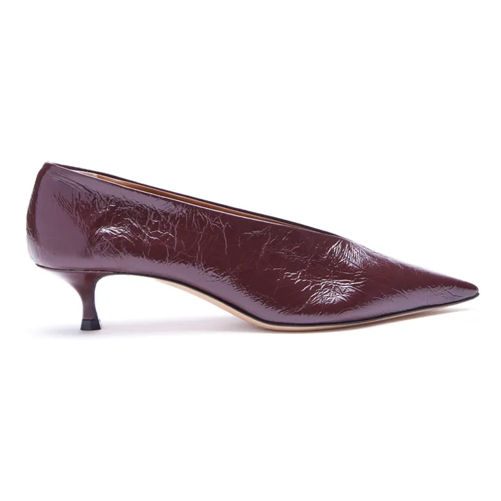 Le Monde Beryl Ballerines Kitten Heel | Aubergine