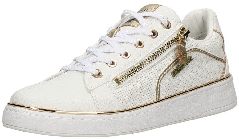 Mustang Veterschoenen Laag wit