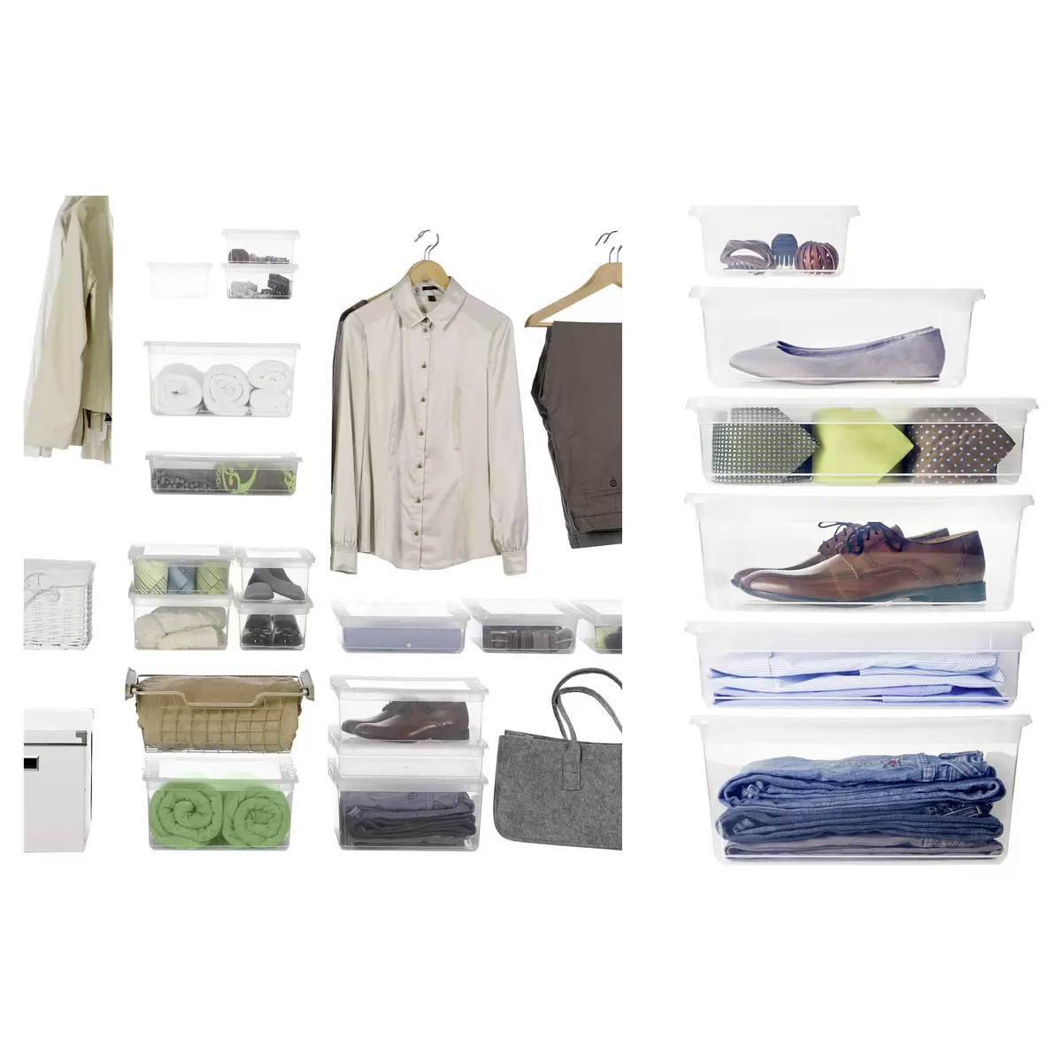 Multibox 18L inkl. Deckel Bea Homezone Transparent