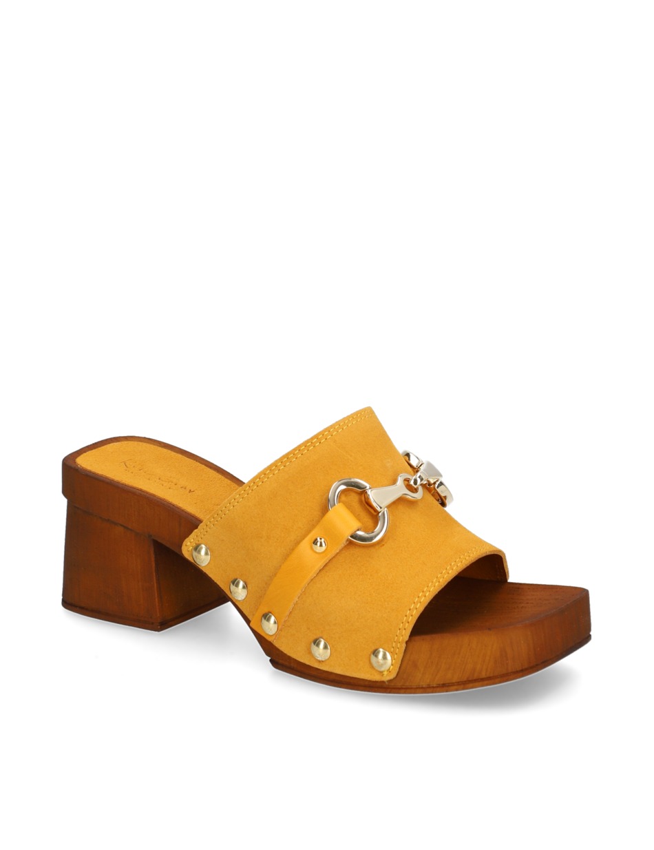 Veloursleder Pantoffel