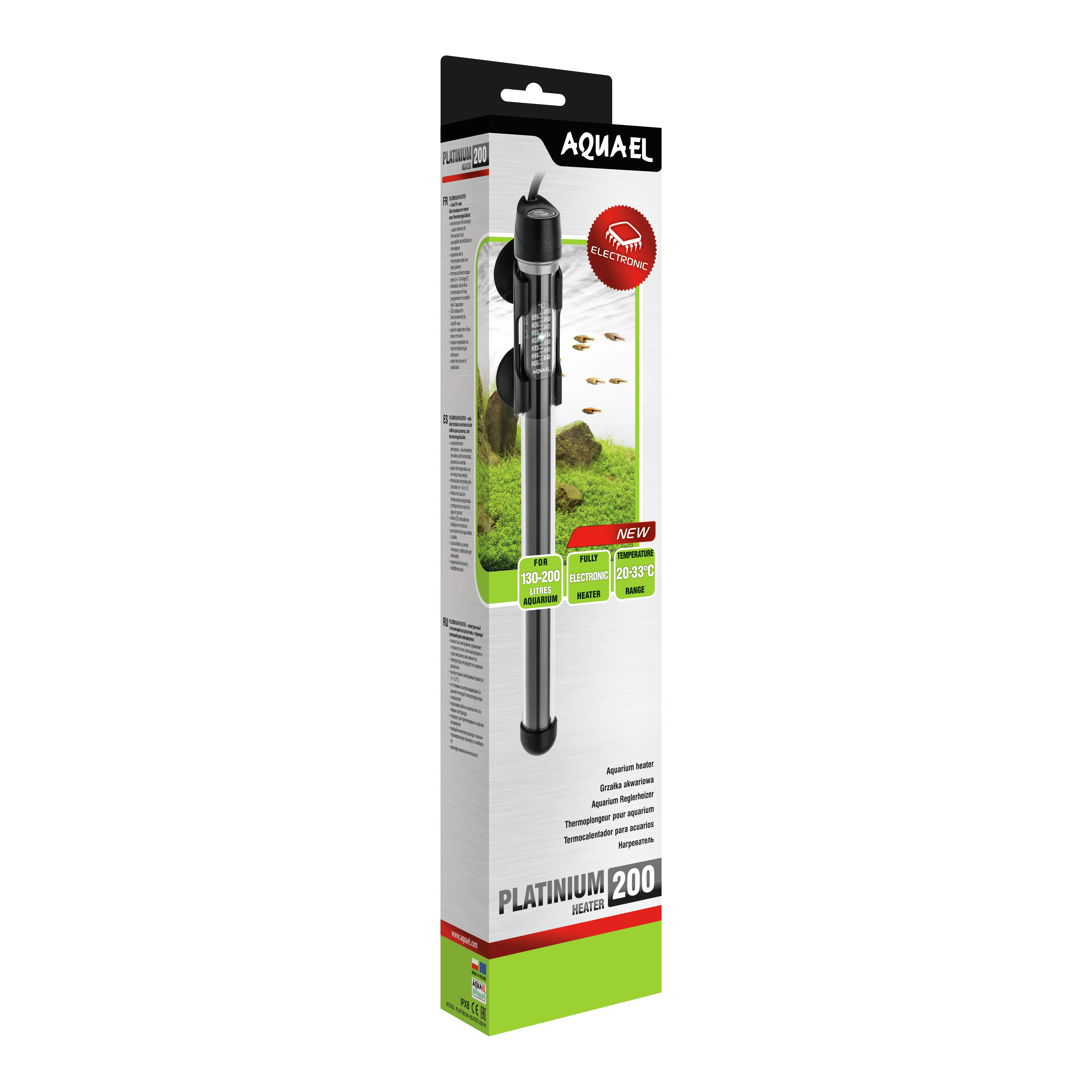 Aquecedor de cristal Aquael Platinum (100 W)
