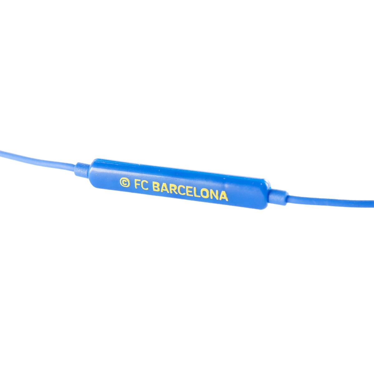 Earphone Cabo Botão Azul Emblema FC Barcelona