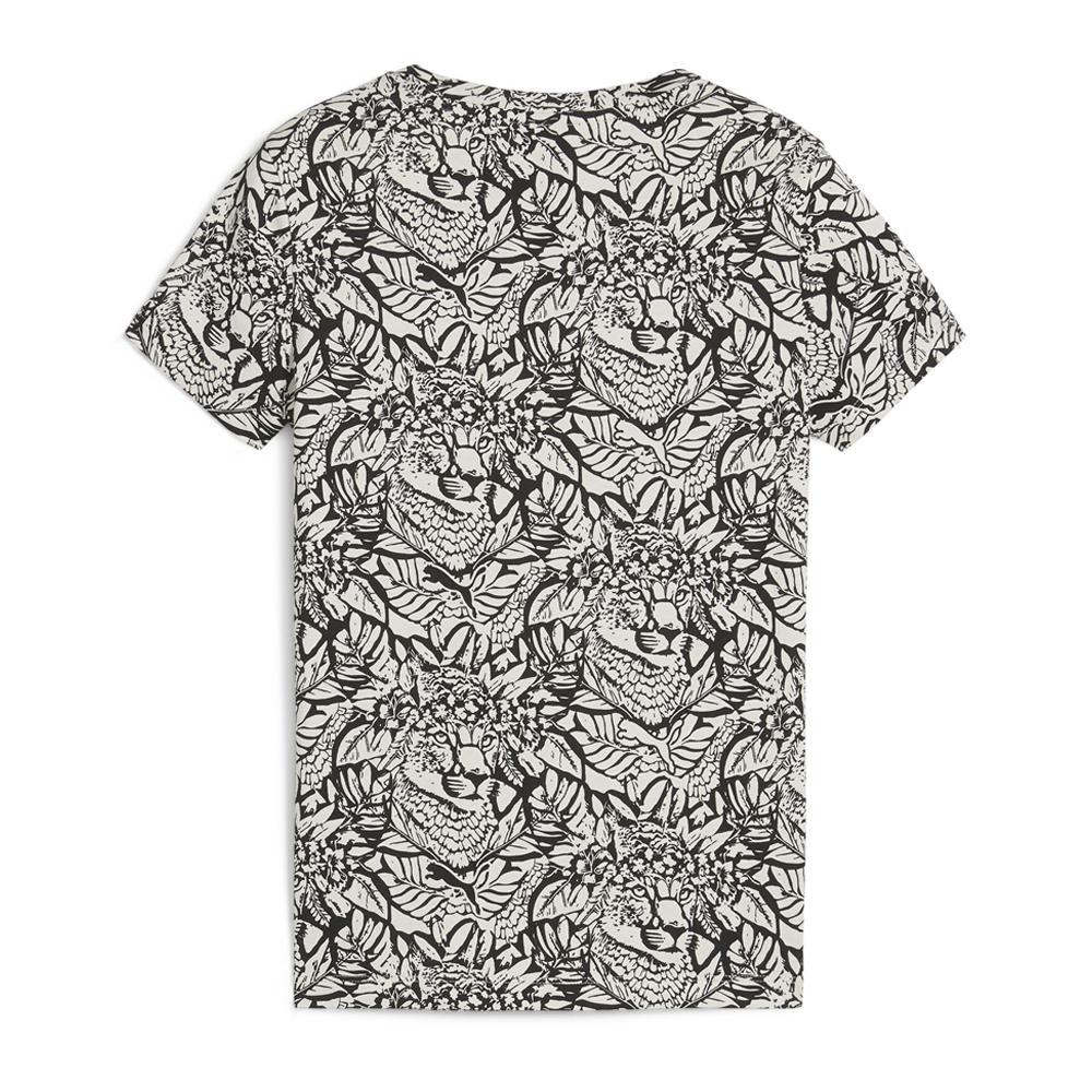 Puma T-shirt Noir/Blanc Fille Puma Tropicat