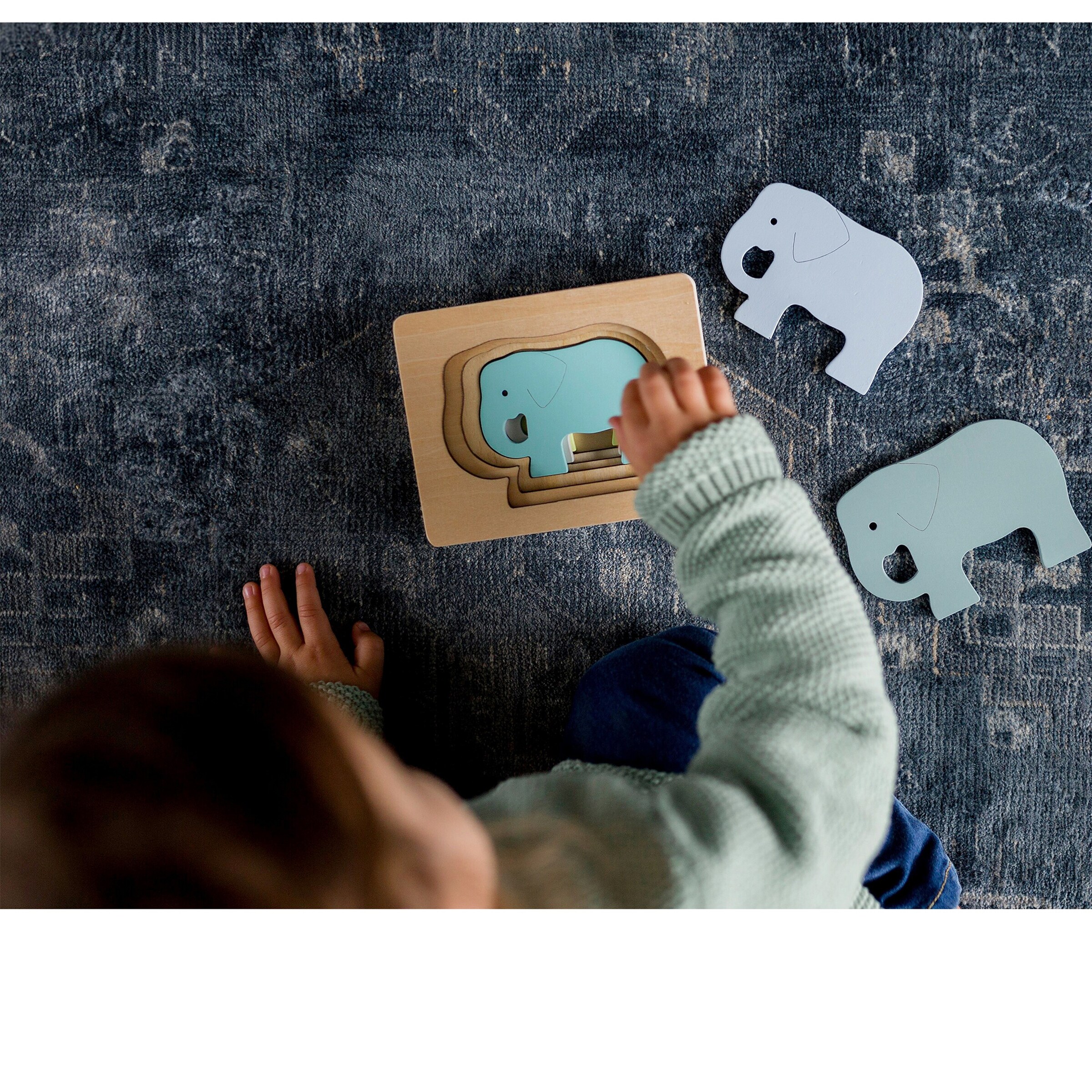 Kindsgut Tier-Puzzle Elefant
