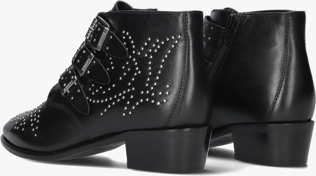 BRONX zwarte bronx enkellaarsjes new-tex 47534